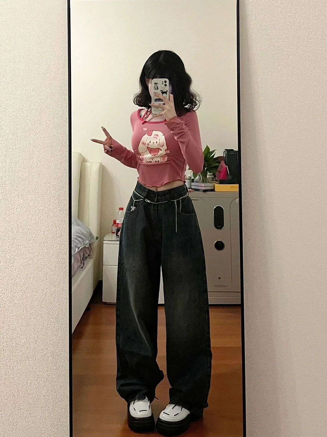 

Women'S Low Rise Jeans Waisted Hipster Y2K 2000S Vintage Retro Female Denim Fashion Basic Trend Popular Hip Cool Hot Cute Spicy