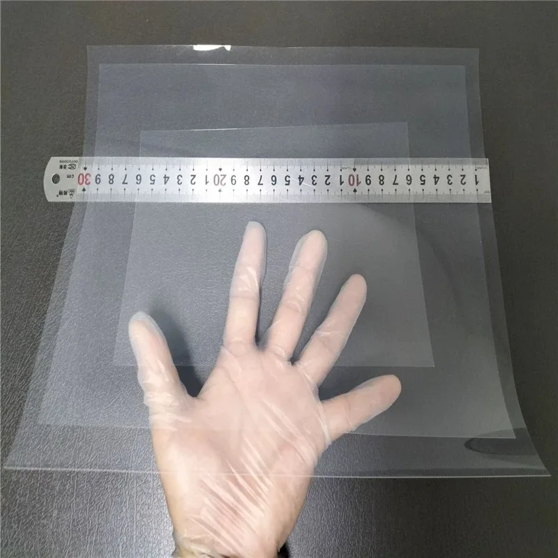 Película FEP para impresora 3D, película moldeada por soplado F46 de alta transparencia, todo tetrafluoroetileno, 0,1mm, 0,15, 0,2, 0,25, película aislante