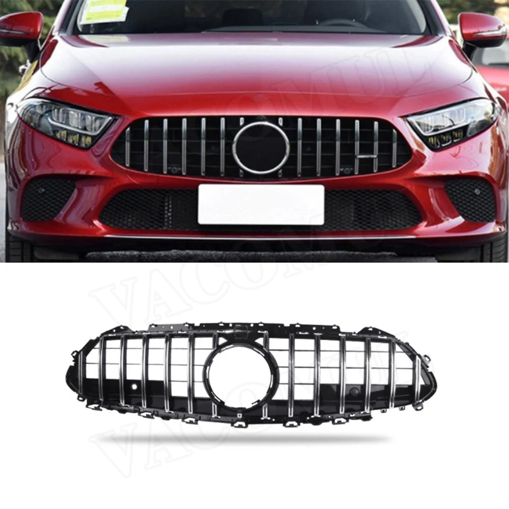 

VACOMUL ABS Fog Lamp Grille For Mercedes Benz CLS Class C257 CLS260 300 350 450 CLS53 AMG 2019+ Front Bumper Grill Fog Light Box