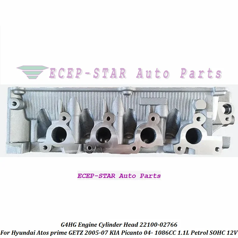 Culata de motor G4HG para Hyundai Atos prime GETZ 2005-2007 para KIA Picanto 2004- 1086CC 1.1L gasolina SOHC 12V 22100-02766