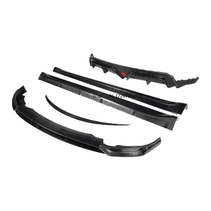 

Car Modification Part Front Lip Carbon Fiber Body Kit Side Skirts Rear Diffuser for Model Y 2019+ Bodykit