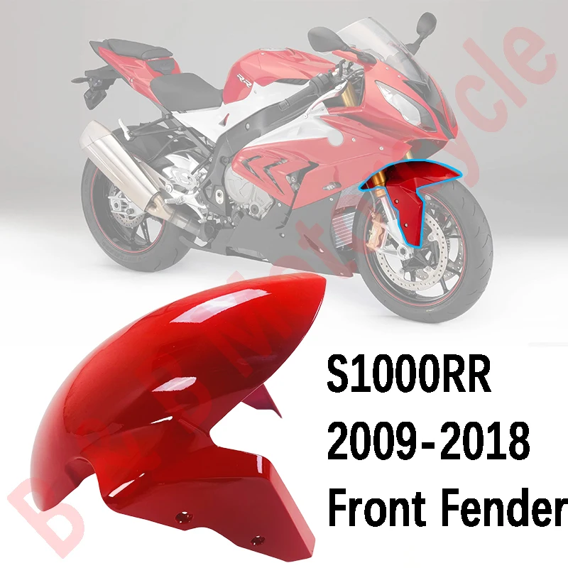 

For BMW S1000RR Front Fender S1000RR 2009-2018 S1000XR 2014-2018 S1000R 2014-2021 Front Wheel Fender Mudguard Red