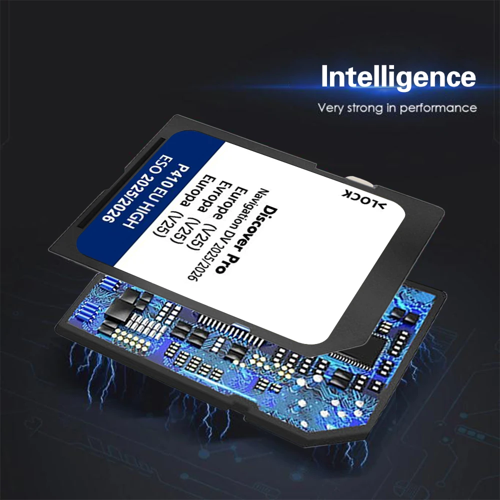 ملحقات نظام تحديد المواقع 2025-2026 خريطة أوروبا DV V25 نسخة الملاحة بطاقة SD لشركة فولكس فاجن باسات توران جولف سيارة ديسكفور برو سات نافي