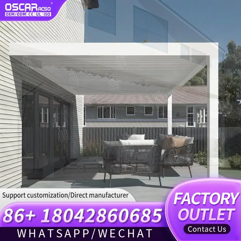 Popular Rodent Resistant Outdoor Bioclimatic Pergolas for Garden Backyard pergola