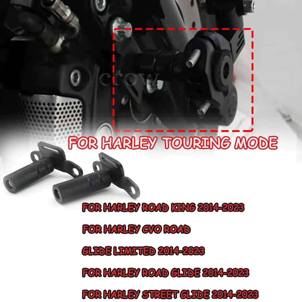 

Suitable for Road King CVO Road Glide Limited 2014-2023 Motorcycle Accessories Running Light Installation Spotlight Bracket Acce