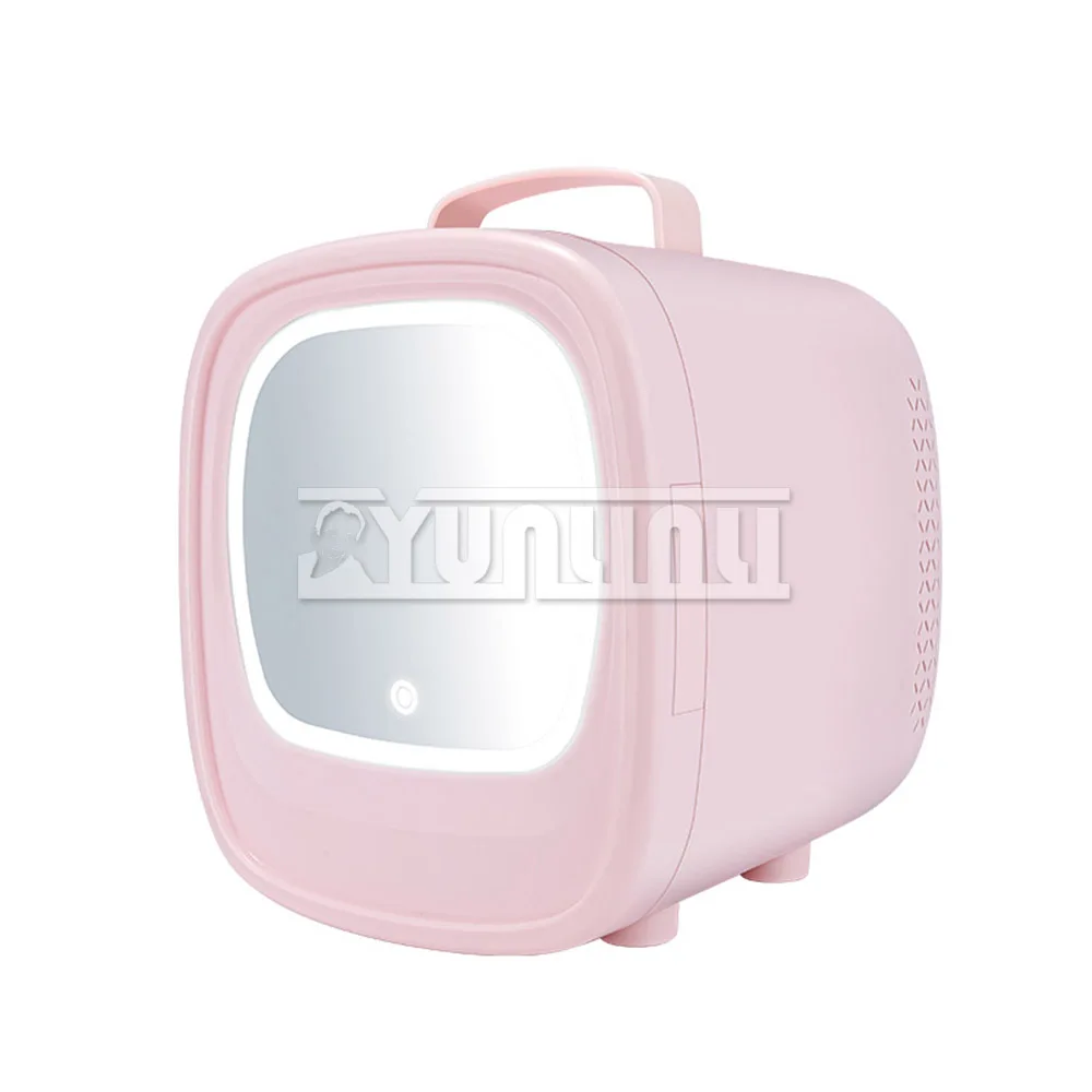 Household Mini Refrigerator Car Refrigerator Cosmetic With Lights Makeup Mirrors Multifunctional Insulation Boxes Frigoriferi