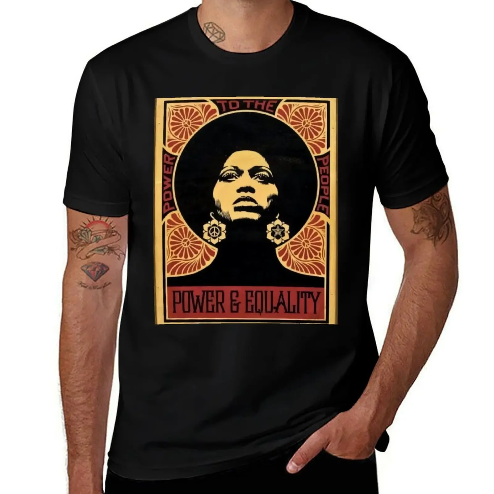 Power & Equality T-Shirt graphic shirts quick-drying shirts graphic mens plain t shirts