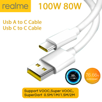 Original Realme Supervooc Superdart Cable 80w 100w 67w Usb Type C Fast Charger Cabel Realme Gt7 Pro Gt 6 Neo 7 11 14 Pro Plus