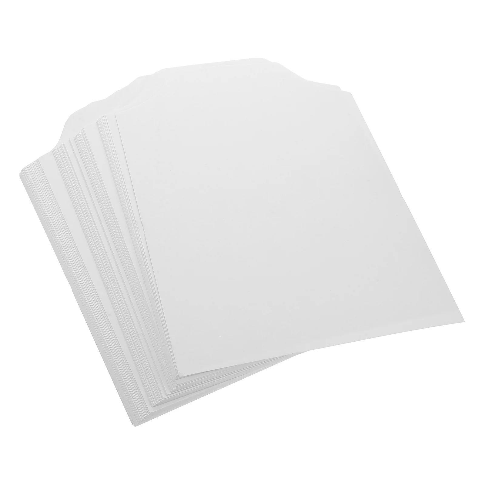 100Pcs White Cardboard Shirt Form Inserts Clothing Packaging Sheets 22x30cm for Shirts T Shirts Folding Storage DIY Craft