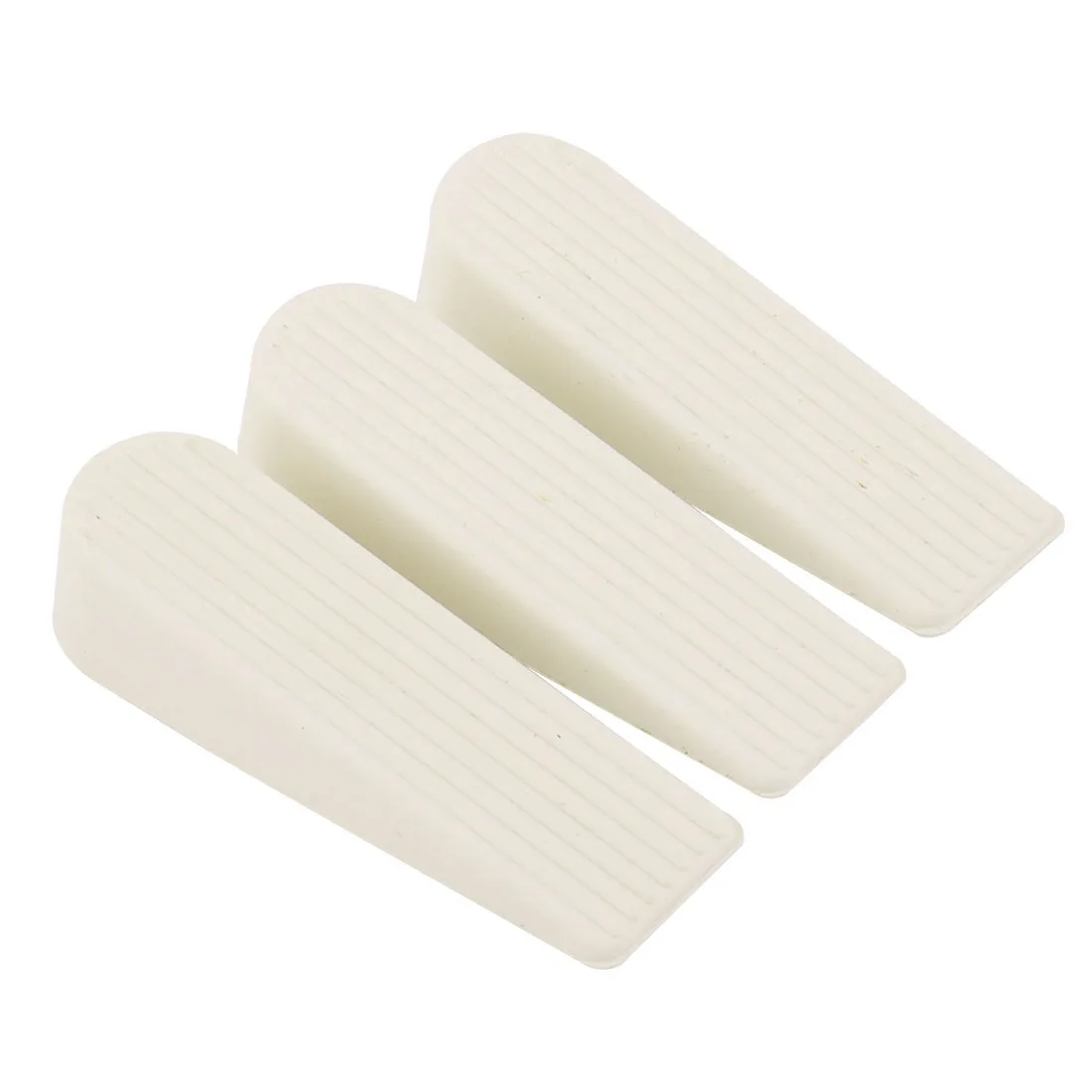 3 Stück Gummi Home Office Anti-Rutsch-Keil-Türstopper Türstopper Schutz Beige