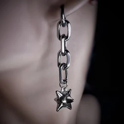Dangle Spike Ball AReil Boucles d'oreilles, Boucles d'oreilles gothiques, Bijoux, Dangle Punk, Déclaration Spike, Charme