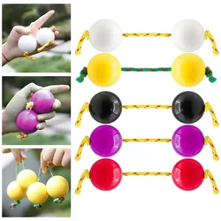1pc Sand Ball Asalato African Shakers Rhythm Fingertip Balls Percussion Instruments Rhythmic Drums Balls Adjustable Straps