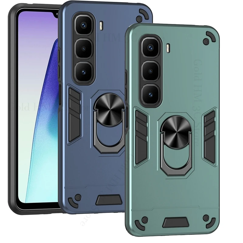 

Shockproof Armor Case For Infinix Hot 60 Pro Plus Hybrid Rugged PC Silicon Phone Cover For INFINIX Smart 10 Hot 60i 4G Fundas