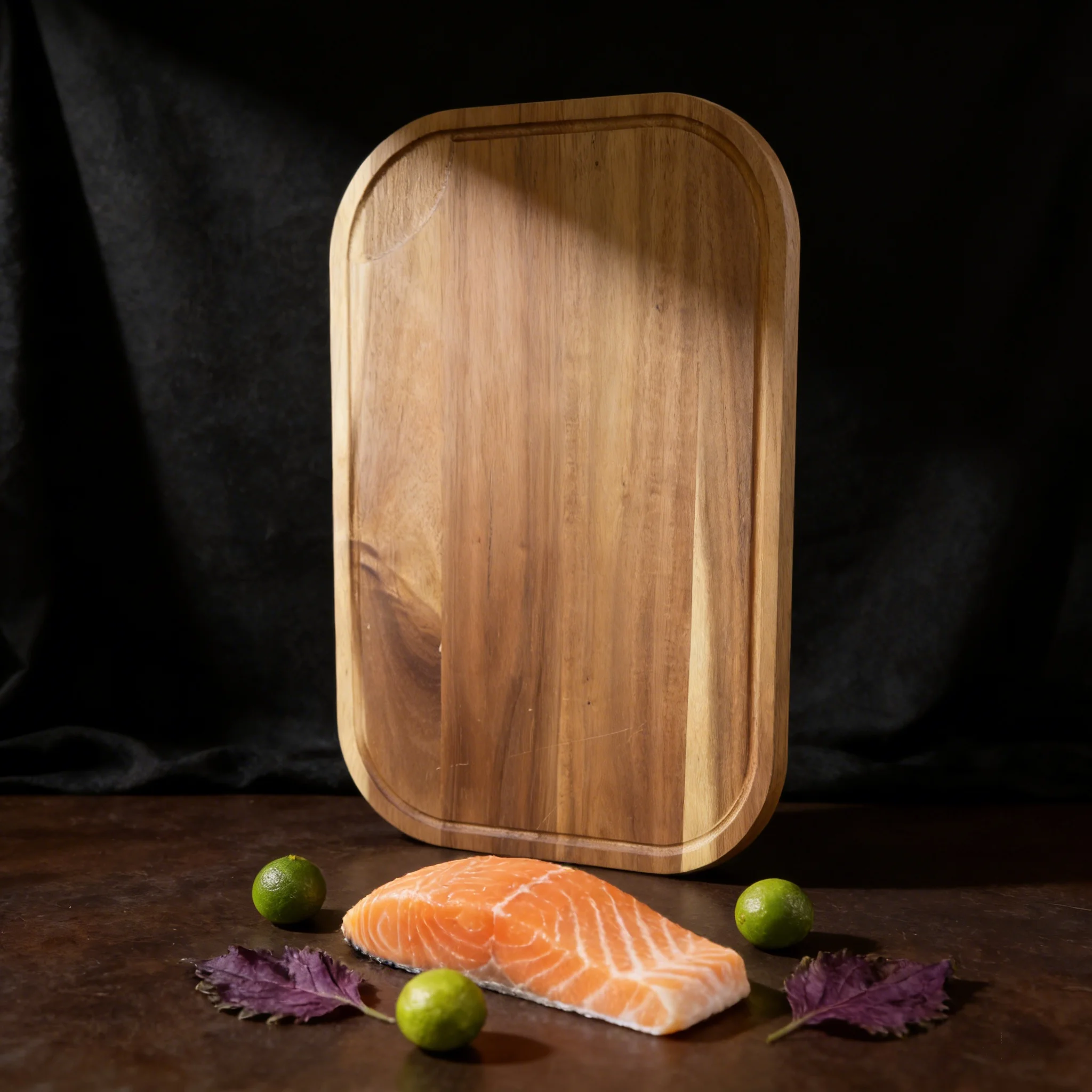 

Household Acacia Wooden Cutting Board Kitchen Solid Wood Non-slip for Cut Vegetable Fruit Board Kitchen Stuff Kitchen Home Good