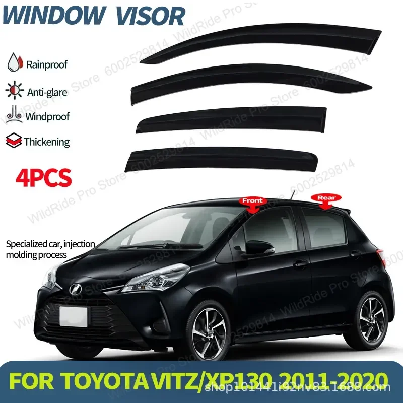 Applicable Window Visor for TOYOTA VITZ 2011 to 2020