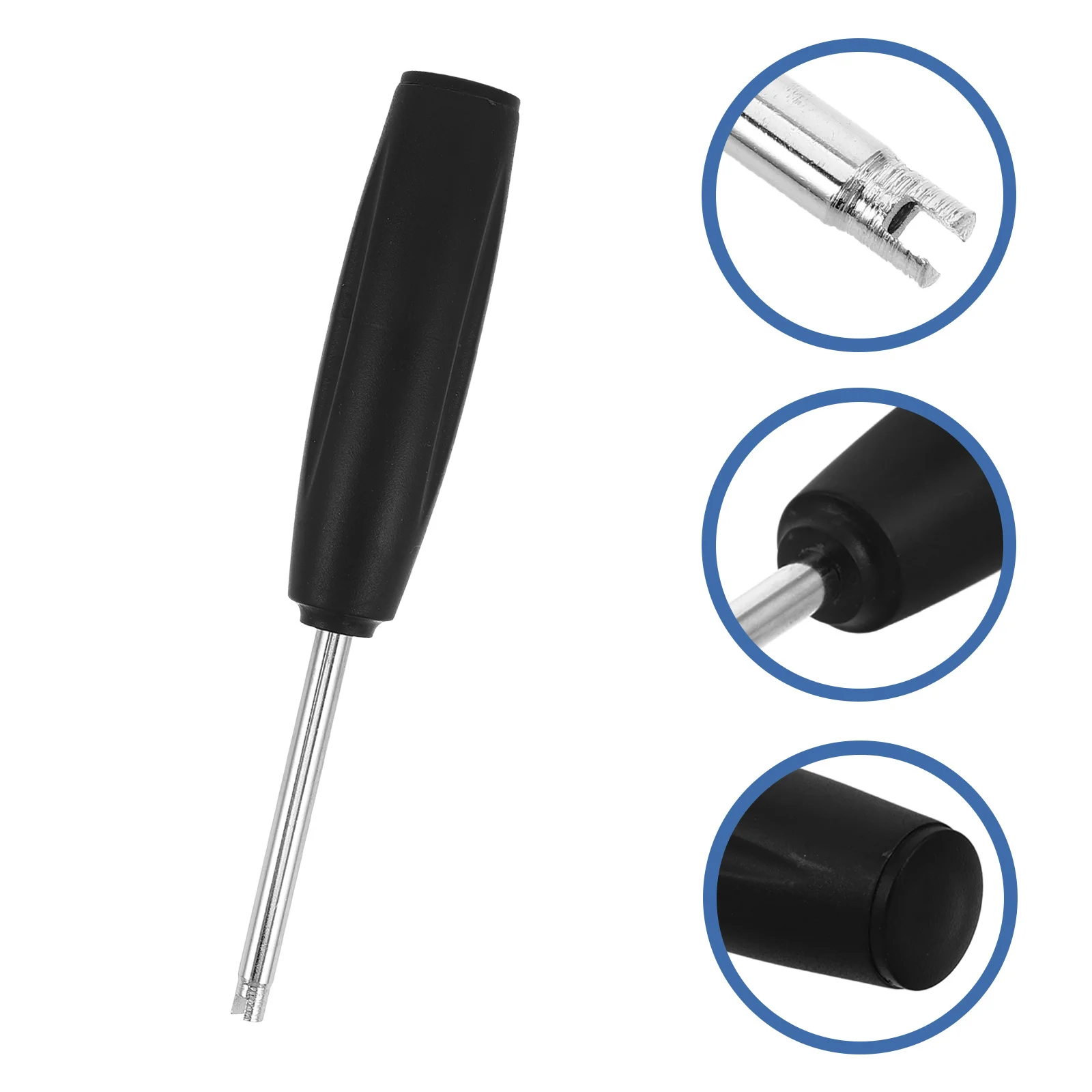 

Valve Core Wrench Tire Valve Tool Dual Function Removal Installer Durable Metal Construction Easy Operation Car Tyre Repair Kit