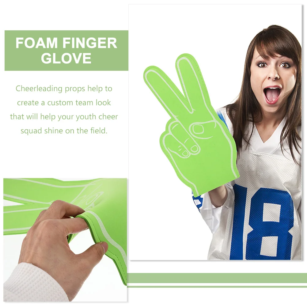 

6pcs Foam Fingers Cheering Hand Party Props Sports Fan Noise Makers Giant Foam Finger For Shows Cheerleading Props Reusable