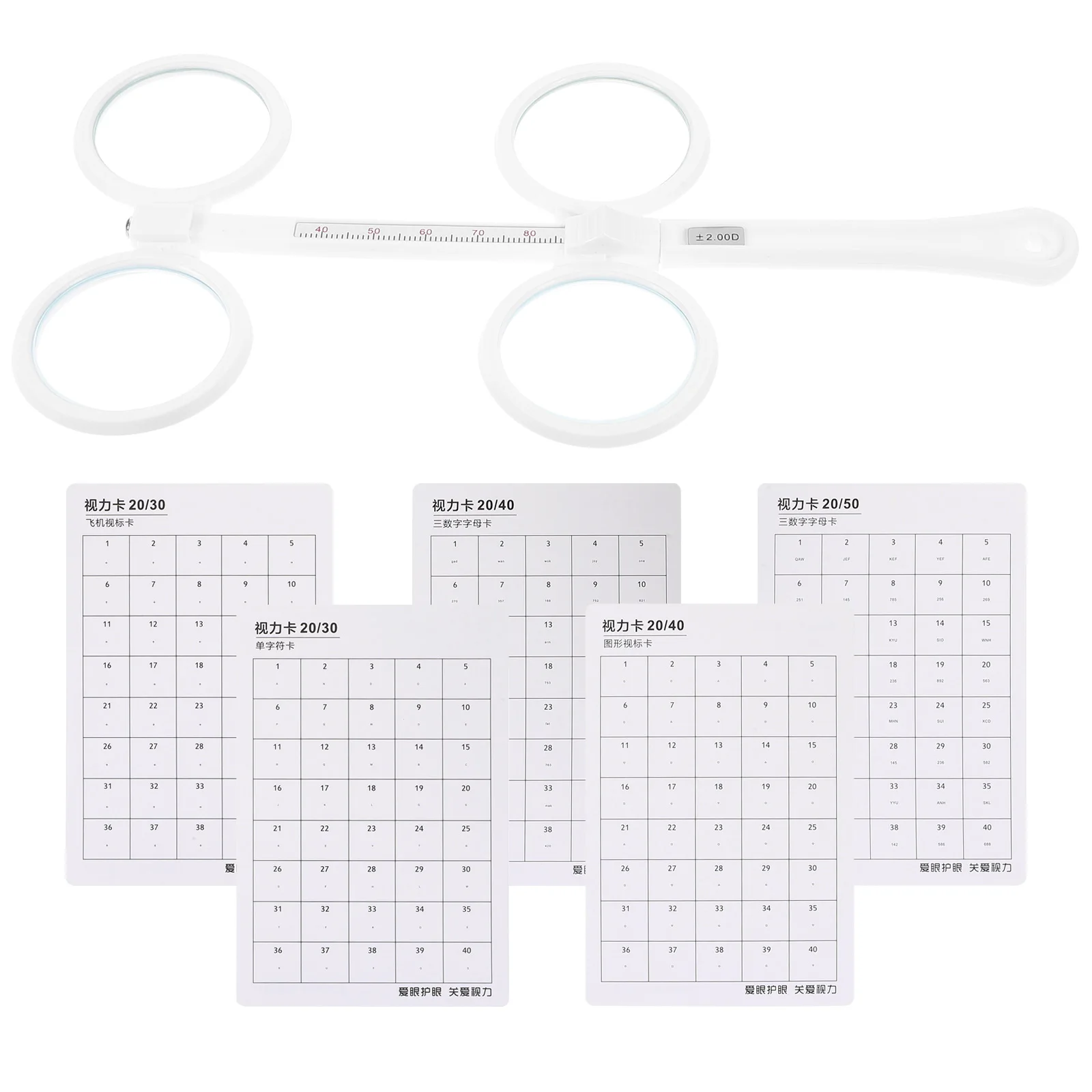 Dual-Sided Optometry Flipper Vision Training Device Adjustable Optical Instrument For Eye Exercise Home Use Teaching