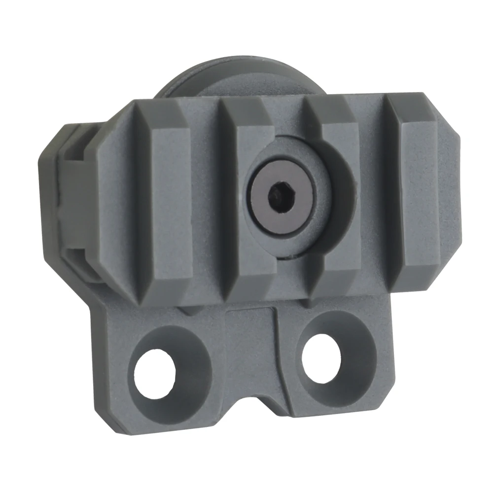 

Helmet Side Rail Adapter Adjustable 360 Degrees Rotation Helmet Light Adapter for M-LOK Airsoft Helmet Accessories