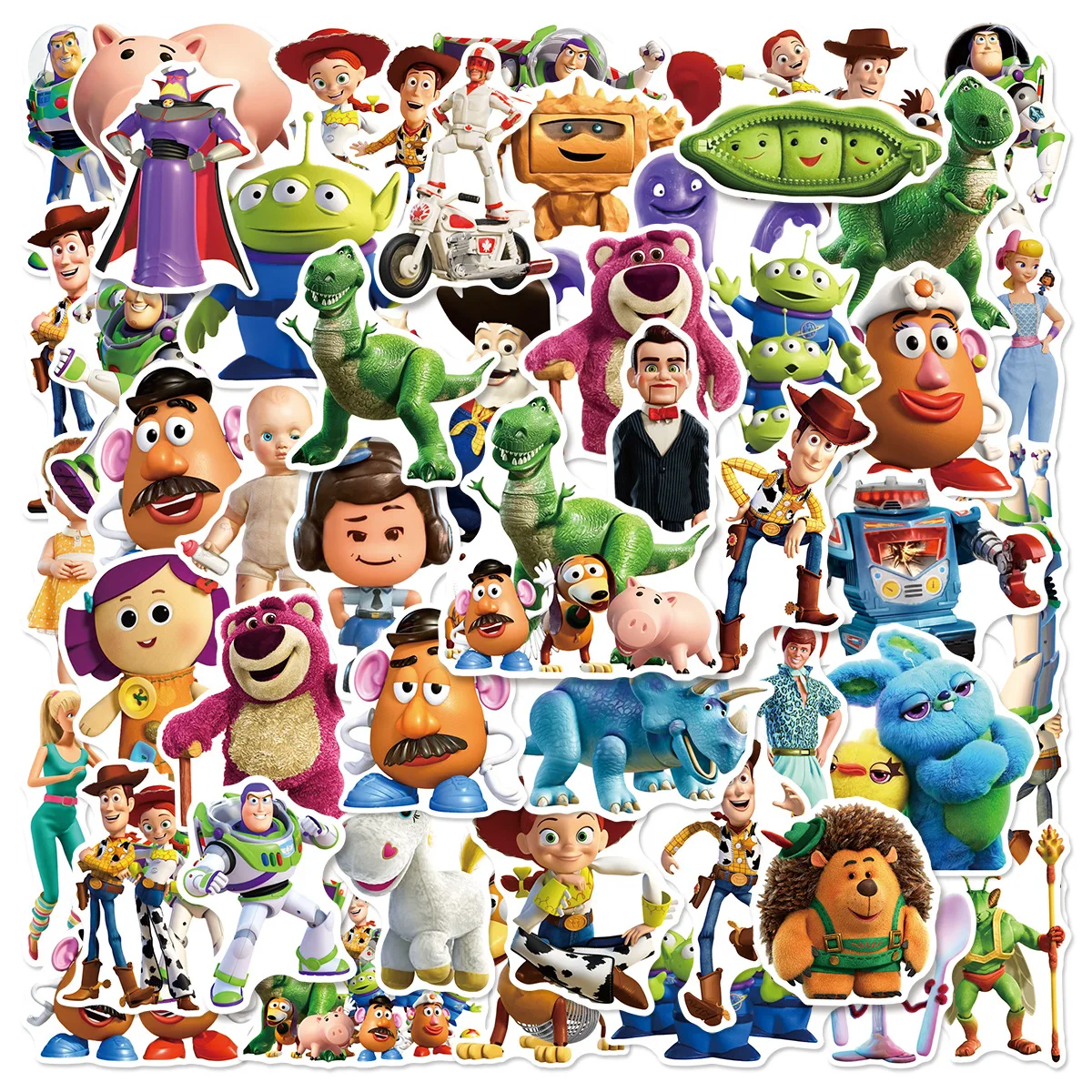 10/50PCS Toy Story‌ Series Disney Movie Graffiti Stickers Buzz Lightyear Woody Cartoon Decal DIY Luggage Phone Guitar Kid Toys