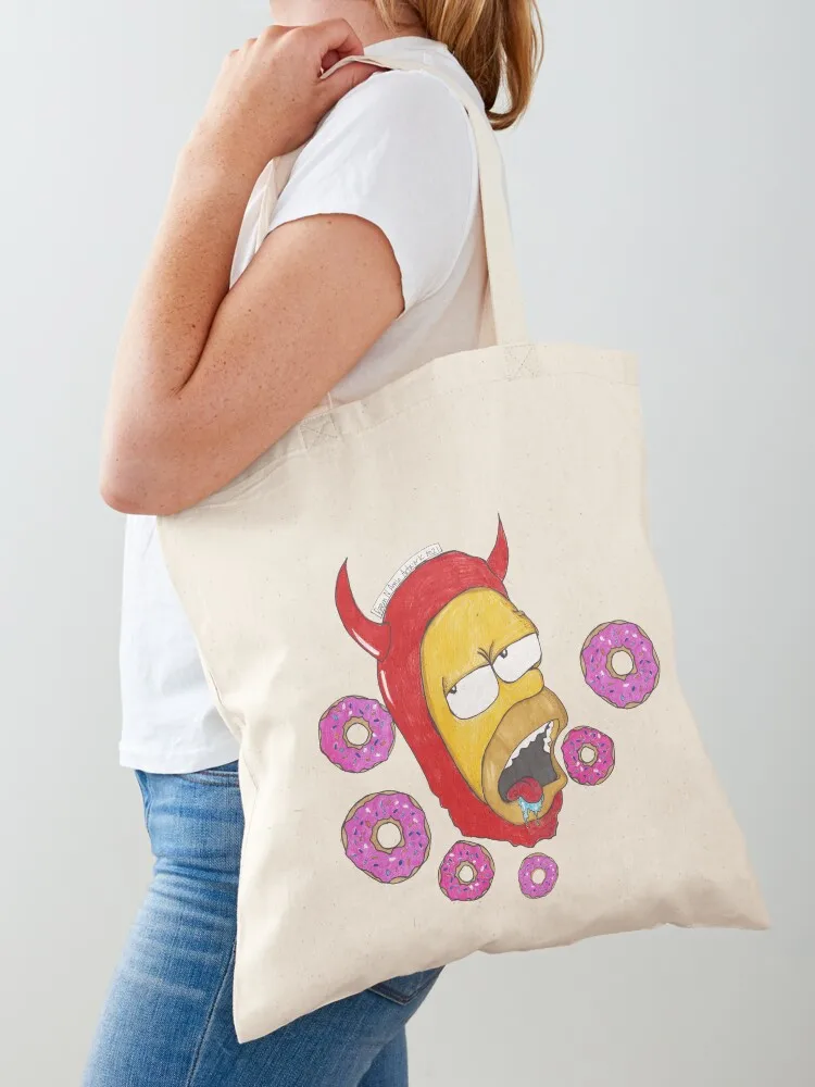devil's donuts Tote Bag Woman shopper bag shopper bag women canvas Canvas for women
