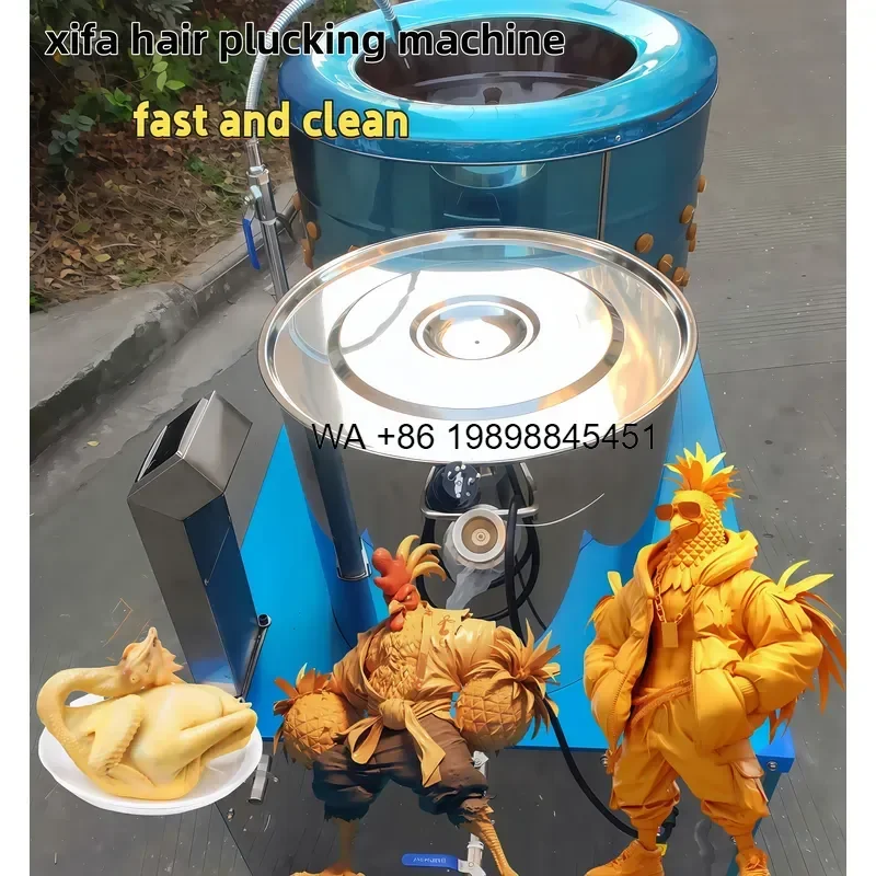Wmwmnu High Quality Automatic Chicken Quail Bird Plucker Slaughter Equipment High Productivity 220V 380V New