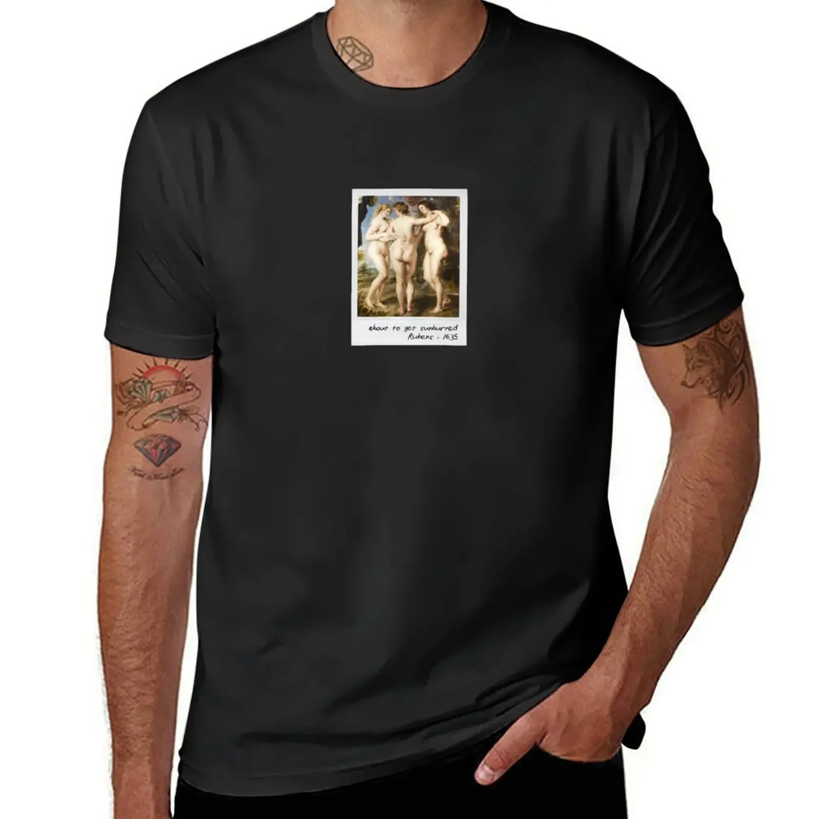 rubens - sunburned T-Shirt quick drying customs design your own oversized plain black t shirts men