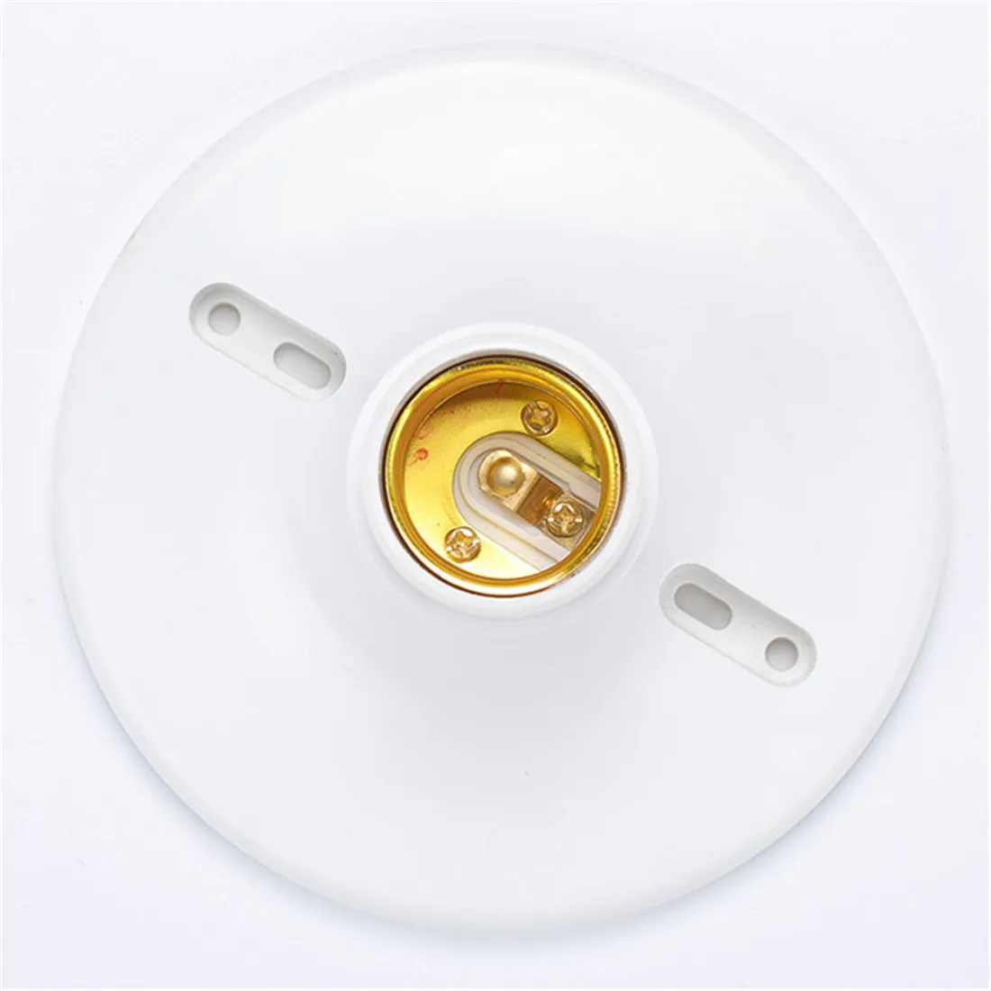 2/6/15pcs D12cm E27 Socket Outlet Box Mount Plastic Medium Base E26 Lamp Holder 118mm E27 Lampholder for Ceiling Lamp 220V 4A