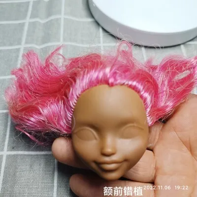 1/6 Makeup Doll Head Girl Dressing DIY Toy Parts Children Favor dongcheng san doubao