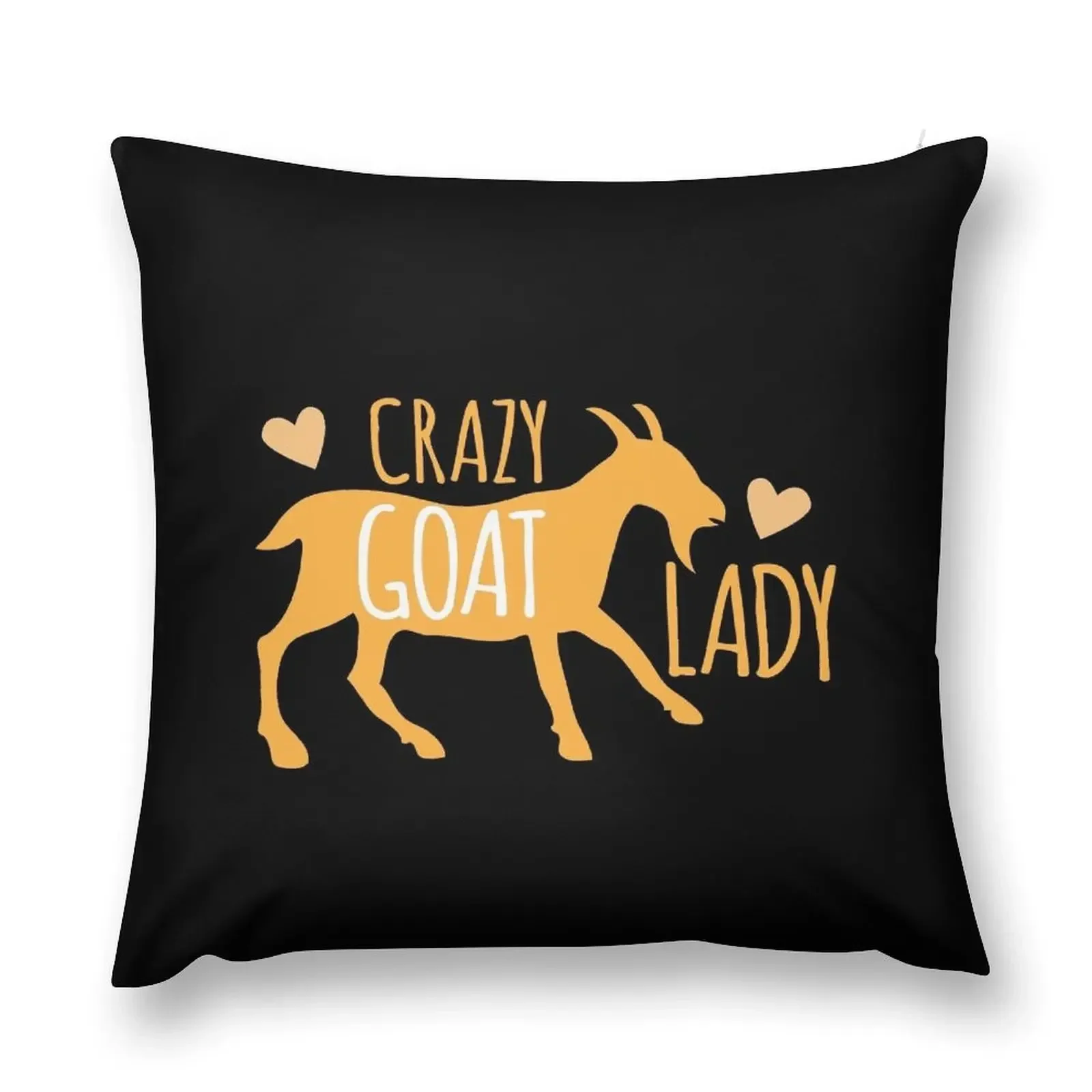 

Crazy GOAT lady Throw Pillow Pillow Covers Decorative Decorative Cushions For Living Room Cushions For Sofa pillow