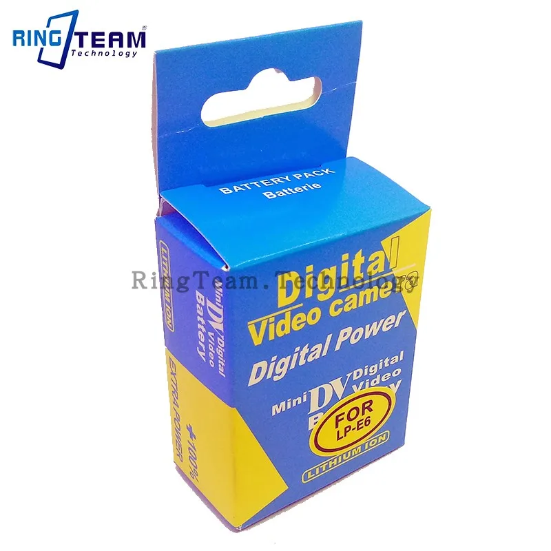 Для Canon EOS R7 5D 5D2 5DS R Mark II 2 6D 60D 60Da 7D 7D2 7DII 70D 80D DSLR XC10 Цифровая батарея для камеры LP-E6 LPE6 LP E6