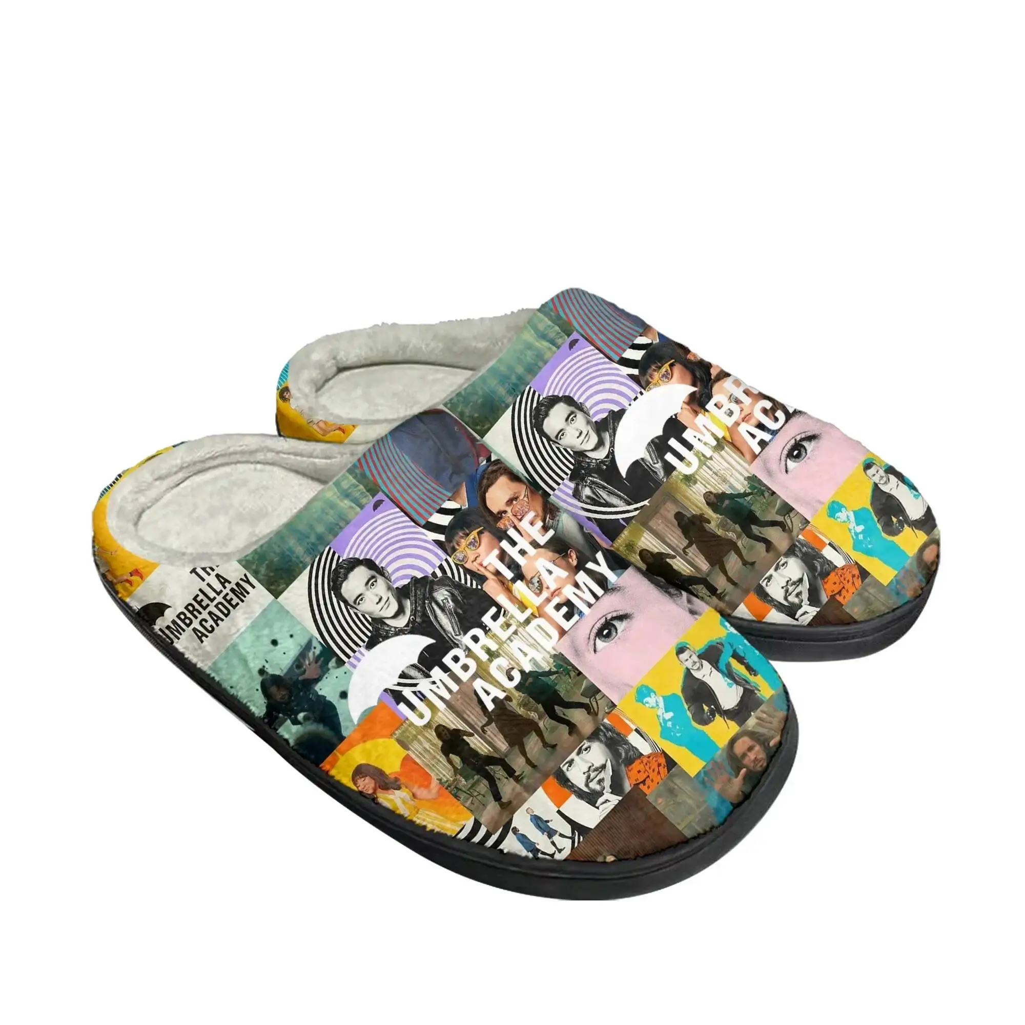 The Umbrella Academy Home Cotton Slippers Men Women Youth Boy Girl Plush Bedroom Casual Keep Warm Shoes Custom Indoor Slipper