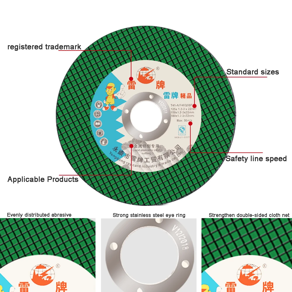 SIFANG Metal Cutting Disc, Angle Grinder Saw Blade, Resin Grinding Wheel Disc, Metal Steel Bar, Wood Cutting Tool, 125x1.2mm