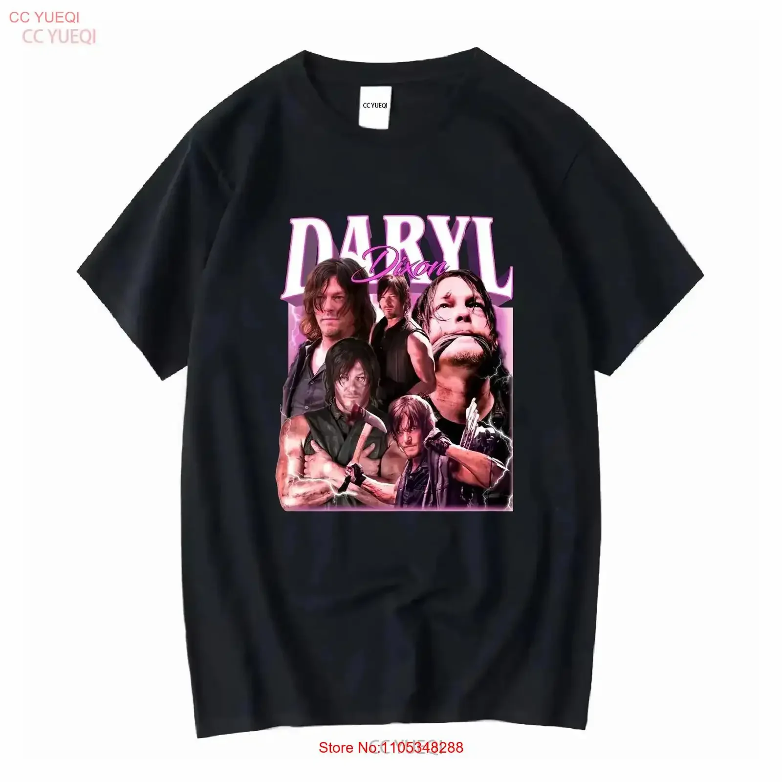 Limited Daryl Dixon T Shirt Norman Reedus Oversize SweaT BGL583 vintage Washed Stretched Slightly vintage Washed Stylish