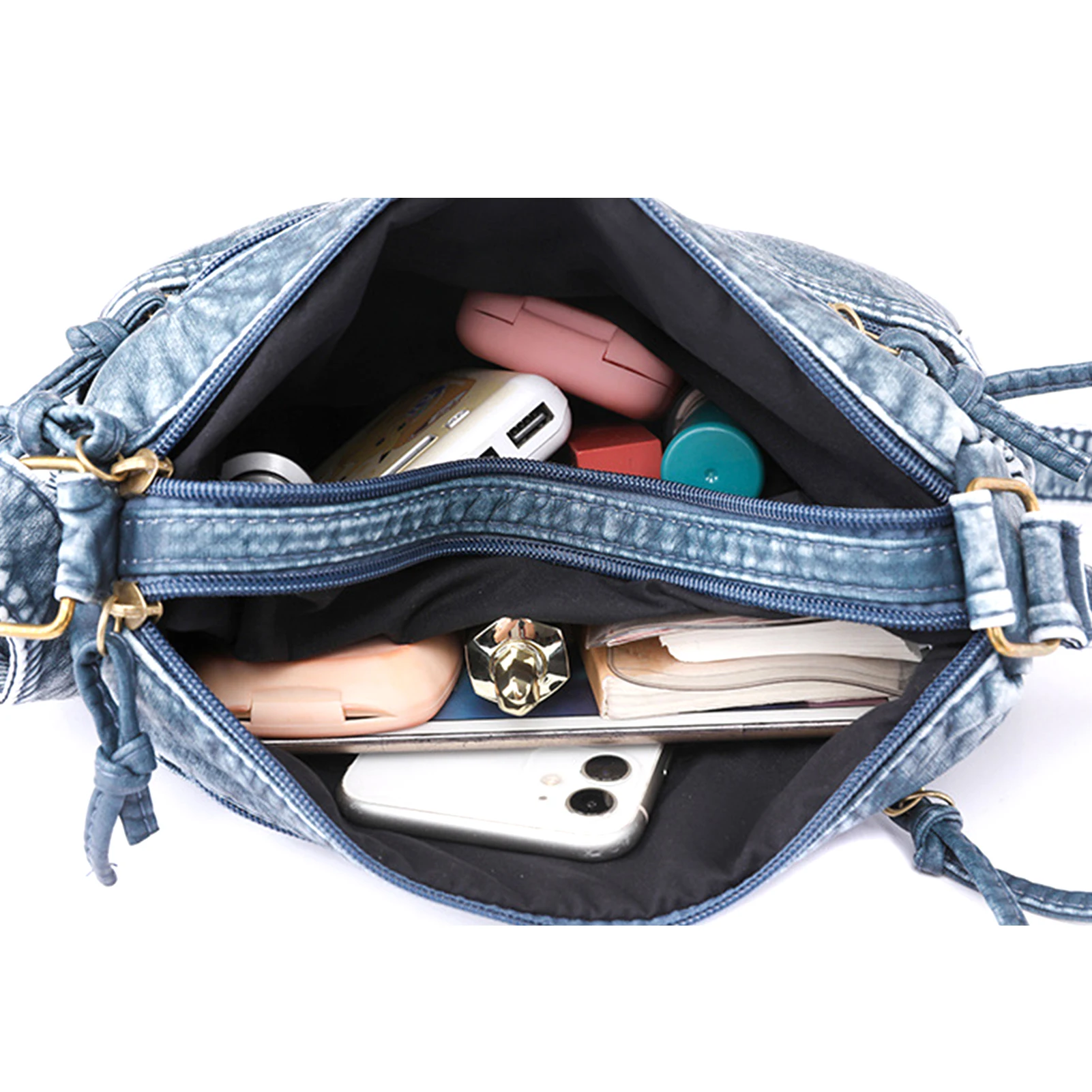 1pc Crossbody Bag PU Leather Material for Daily Use Large Capacity Square Purse Women Shoulder Handbag Travel Organizer