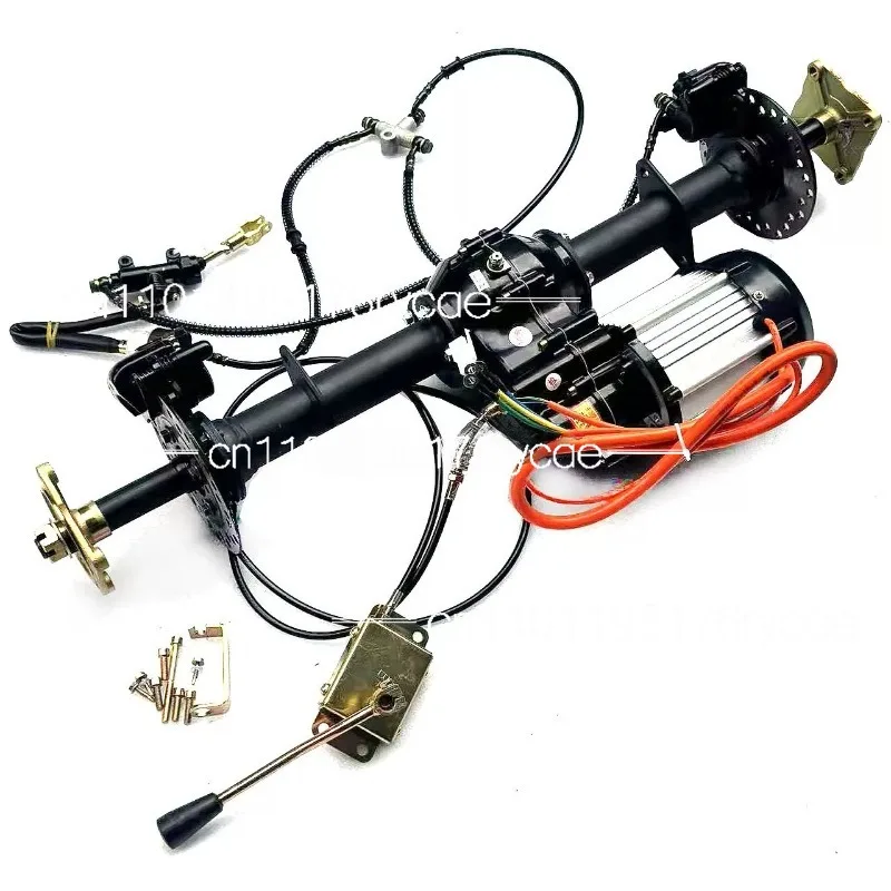 Variable gear tooth bag double disc brake, modified four-wheel electric beach car accessories 48V580W