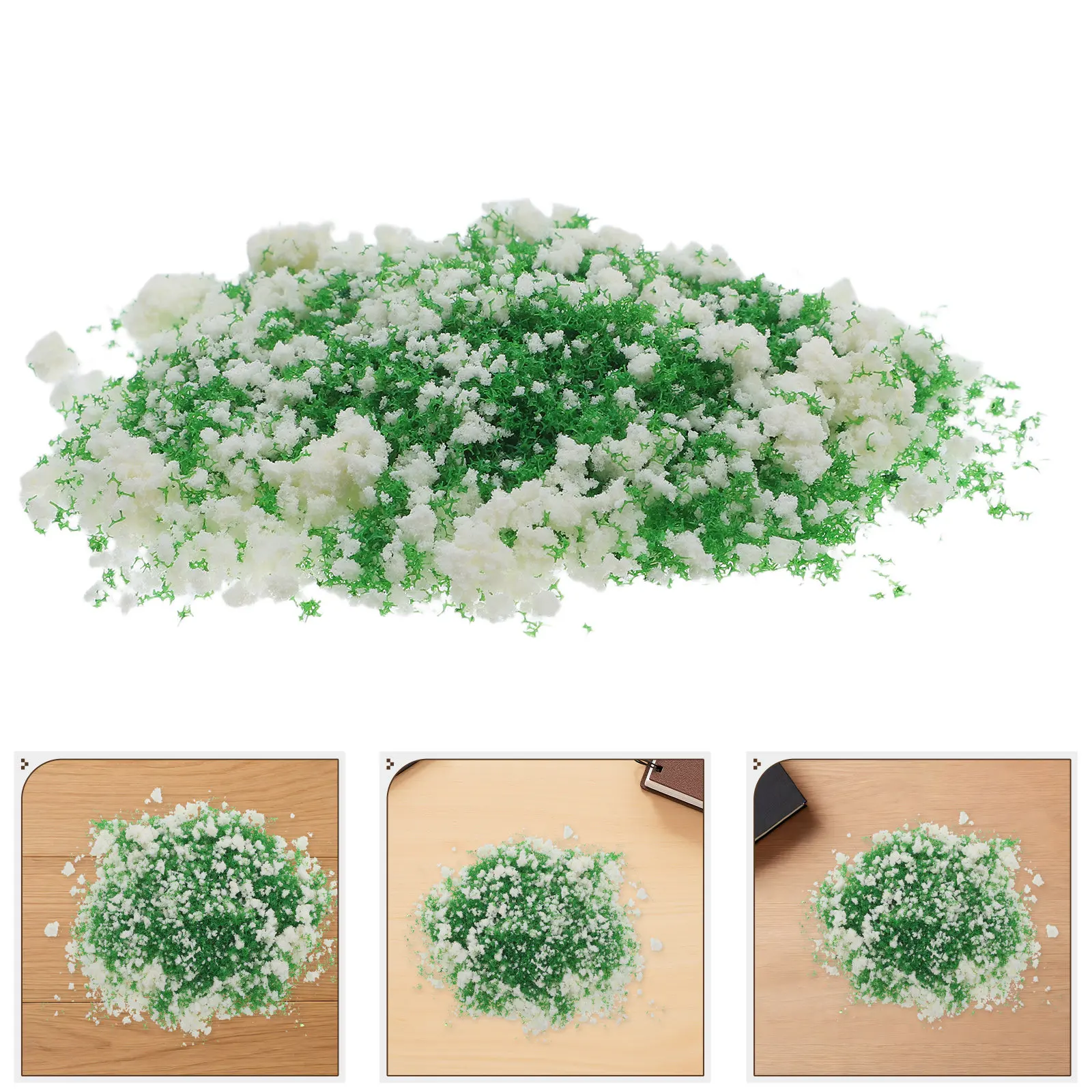 60G Tree Flocking Powder Artificial Grass Moss Powder for Miniature Basing Material Scenery Basing Kit DIY Terrain Scatter