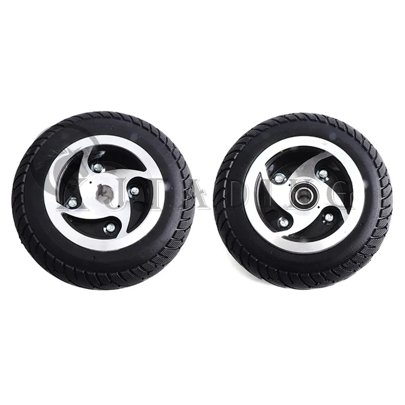 8 inch Solid Tyre Wheel 200x50 Non-pneumatic tire With Alloy Wheel Hub for Gas & Electric Scooter Handcart Bike Mini ATV Parts