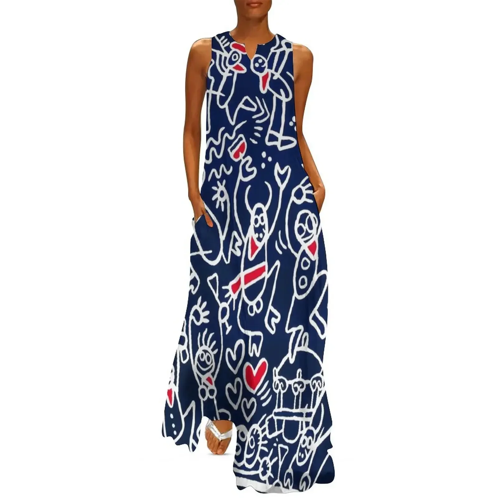 

1990 Pamplona Spain Running of the Bulls Poster Long Dress bandage dress Women's summer dress for pregnant women