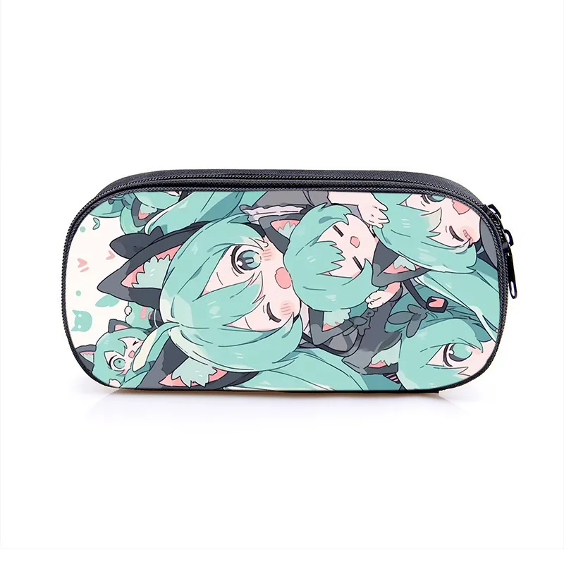 1 قطعة ل هاتسون ميكو القلم حقيبة Kawaii سعة كبيرة قلم رصاص تخزين أكياس الطلاب مقلمة اللوازم المكتبية المدرسية القرطاسية G