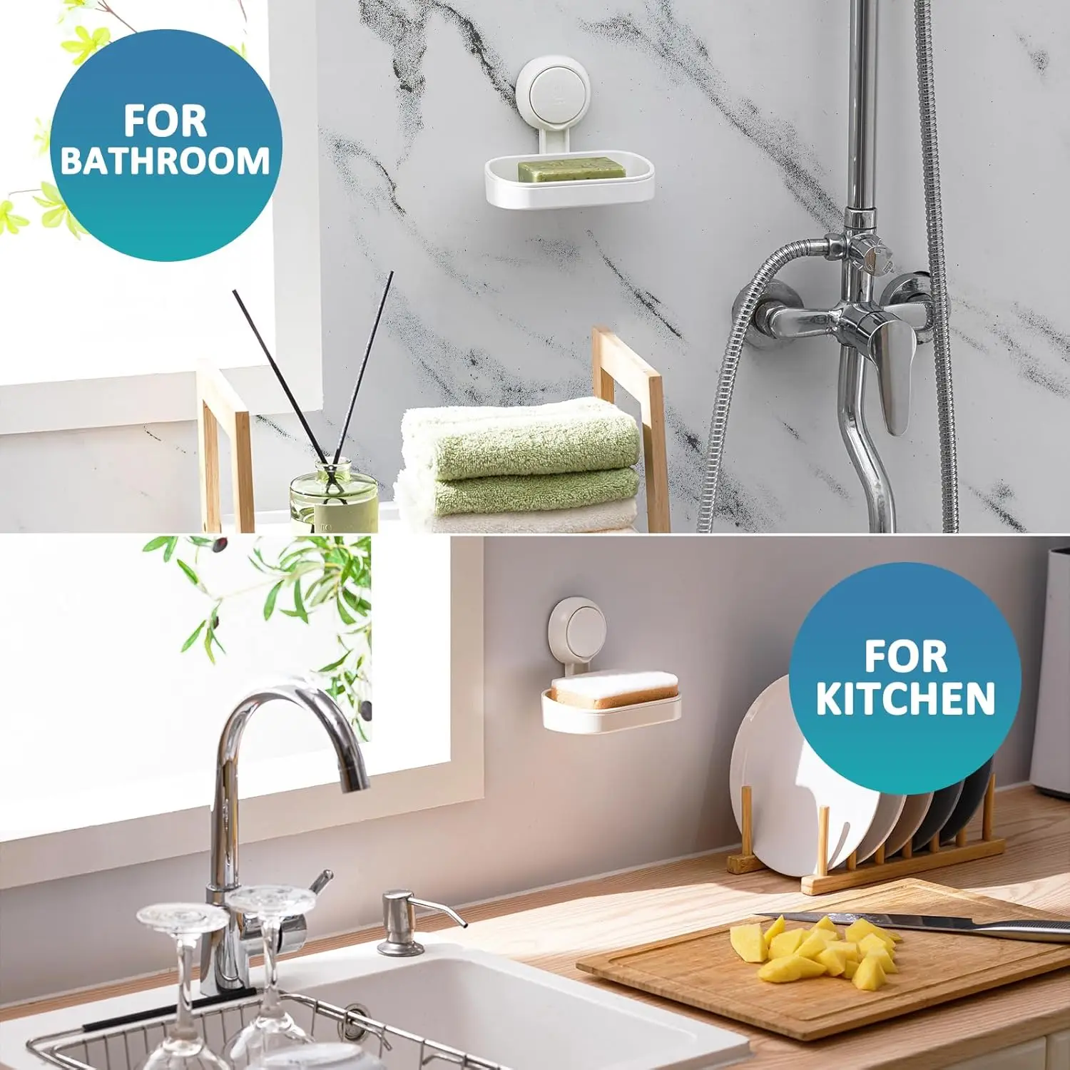 TAILI держатель для мыла на присоске без сверления мыльница для ванной комнаты со сливом воды настенный органайзер для мыльницы аксессуары для ванной комнаты