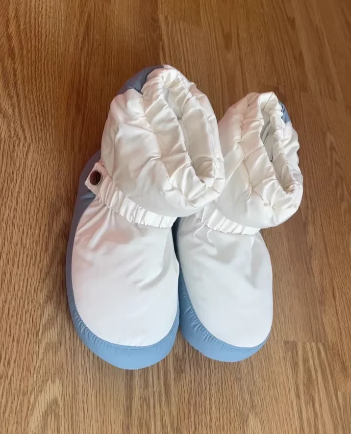 Thickened Dance Warm-up, Kids Adults Winter Soft Sole, Ballet Dance Warm Shoes, Girls' Practice with Velvet Ballet Cotton Shoes