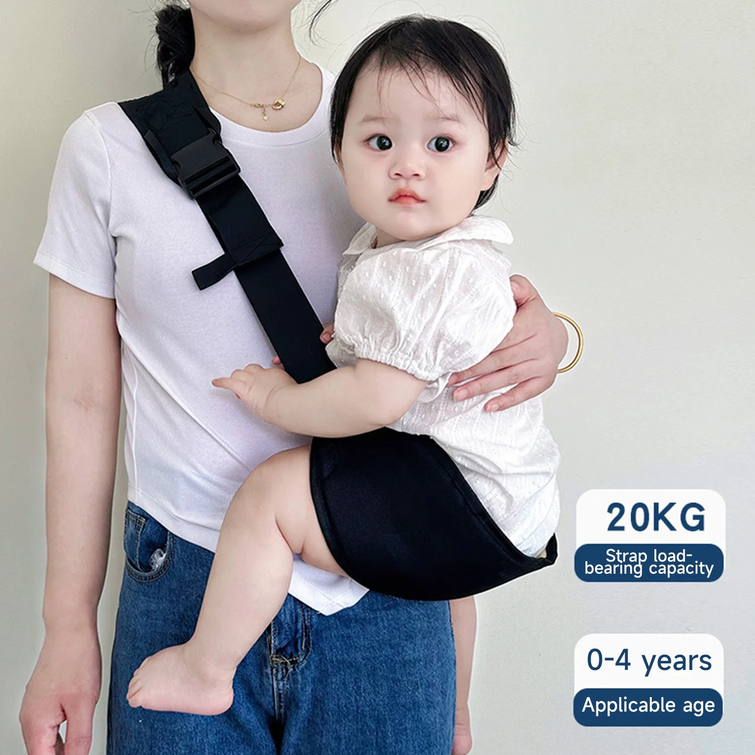 Toddler Carrier Newborn Carrier For Toddler Sling Carrier Adjustable Breathable Baby Carrier Sling Carrier Can Carry Weight 20kg