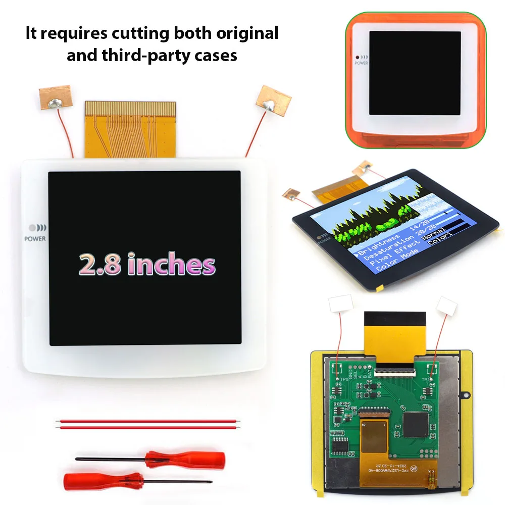 hispeedido-for-gbc-28-ips-lcd-screen-480x432-integer-scaling-screen-high-brightness-kits-for-game-boy-color