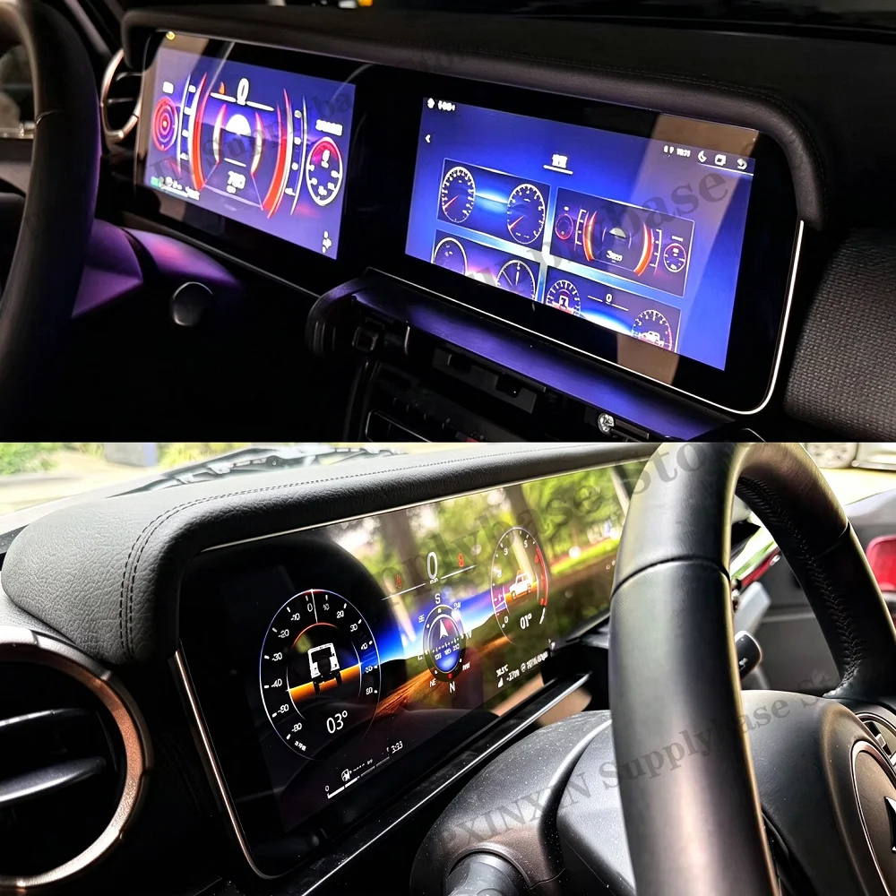 Android Auto Carplay Multimedia GPS Navi For Suzuki Jimny JB64 JB74 12.3inch+10.25inch Dual Screen Car Stereo player Head Unit