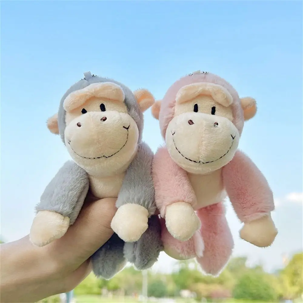 

Party Stuffed Animals Orangutan Keychain Soft Fur Monkey Key Ring Keyholder Cartoon Orangutan Bag Pendant
