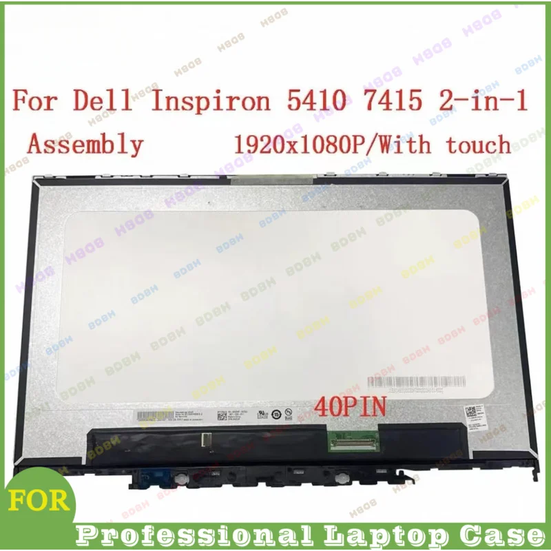 @BDBH For Dell Inspiron Inspiron14 5410 7415 2-in-1 P147 P147G001 P147G002 Touch Screen Assembly Flip Book 2-in-1