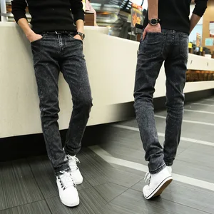 Wholesale 2022 Fashion Casual Men's Jeans Teenagers Students Slim Feet Pants Korean Pencil Pants Male Growth Pencil Pants