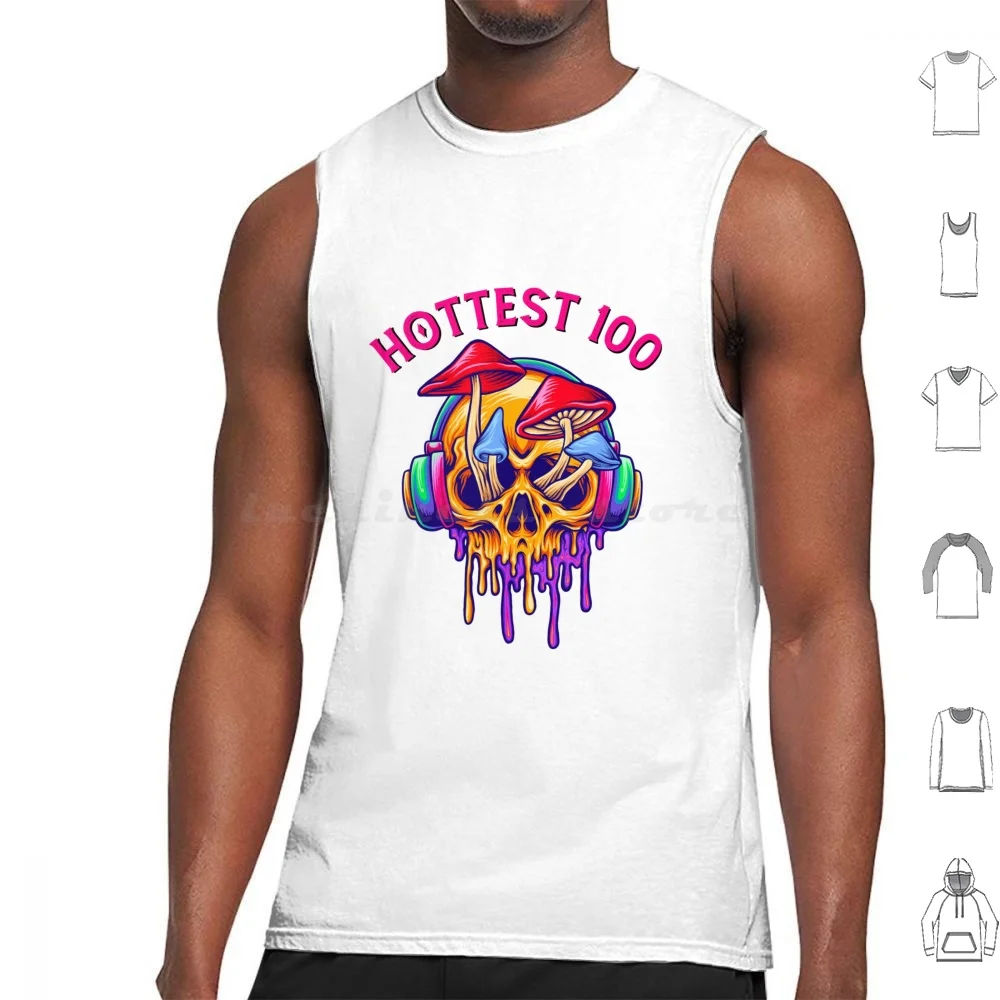 Hottest 100 Tank Tops Print Cotton Hottest 100 Triple J Alternative Greg Aussie Australia Jjj Psychedelic Aussie