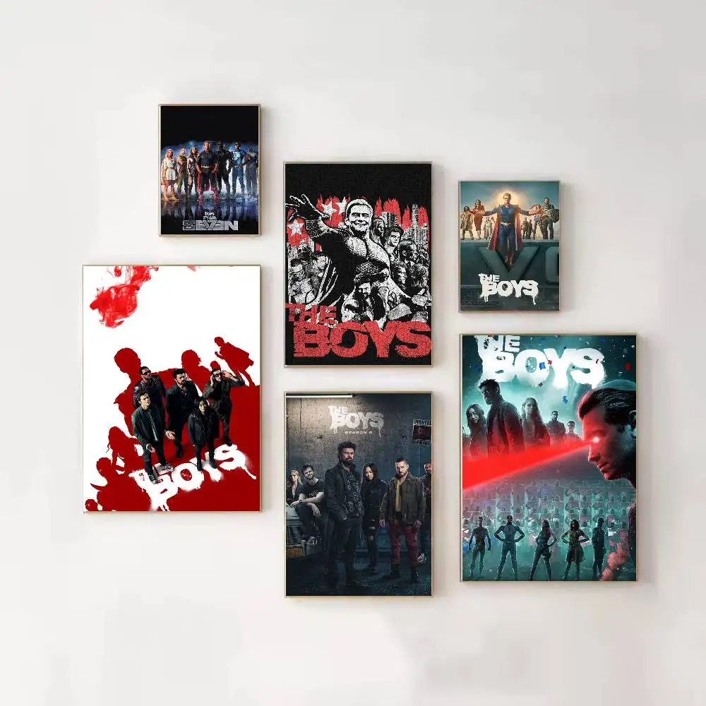 

T-The B-Boys Poster Versatile HD Waterproof Wall Art Self-Adhesive Decor for Any Space Ideal Gift